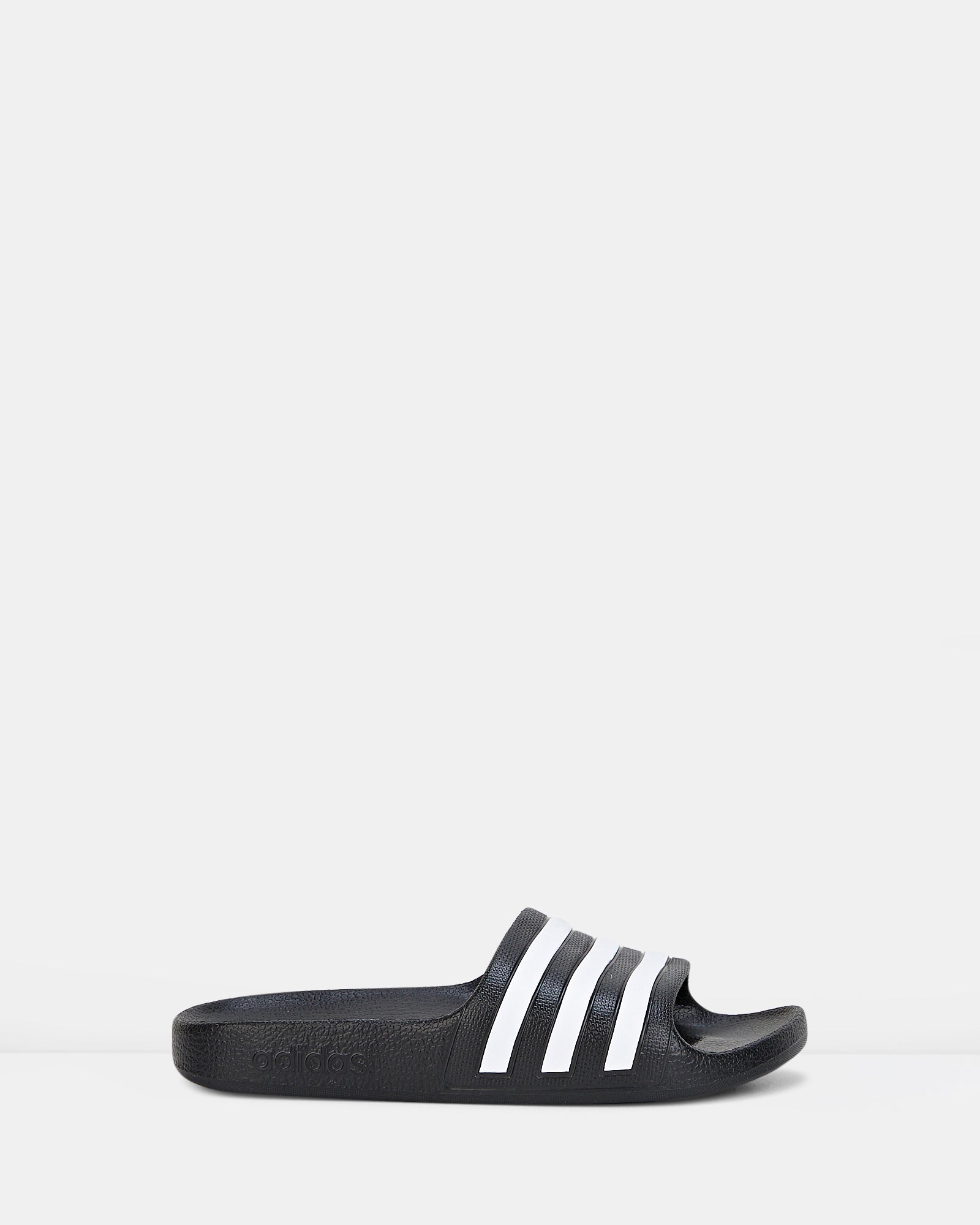 Adilette Aqua Kids Black White Shoe Warehouse