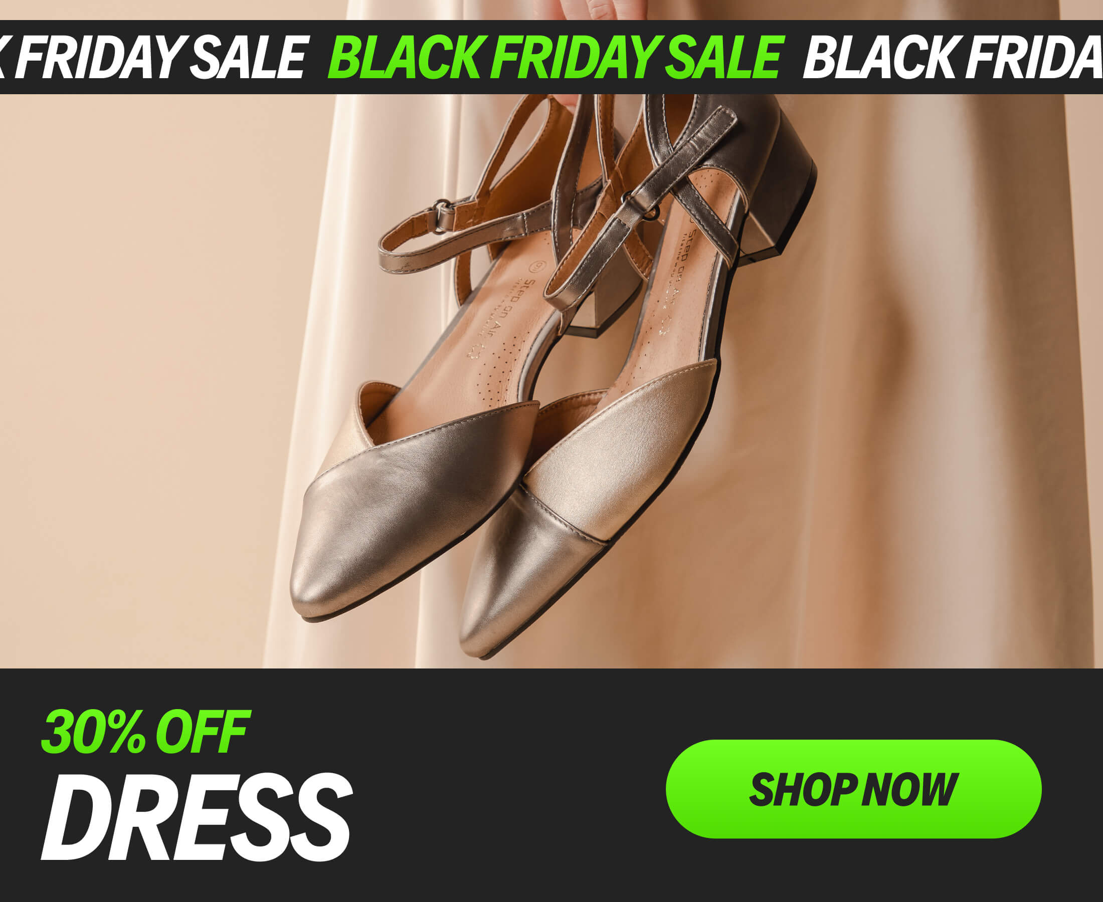 30% off dress and formal shoes shop now