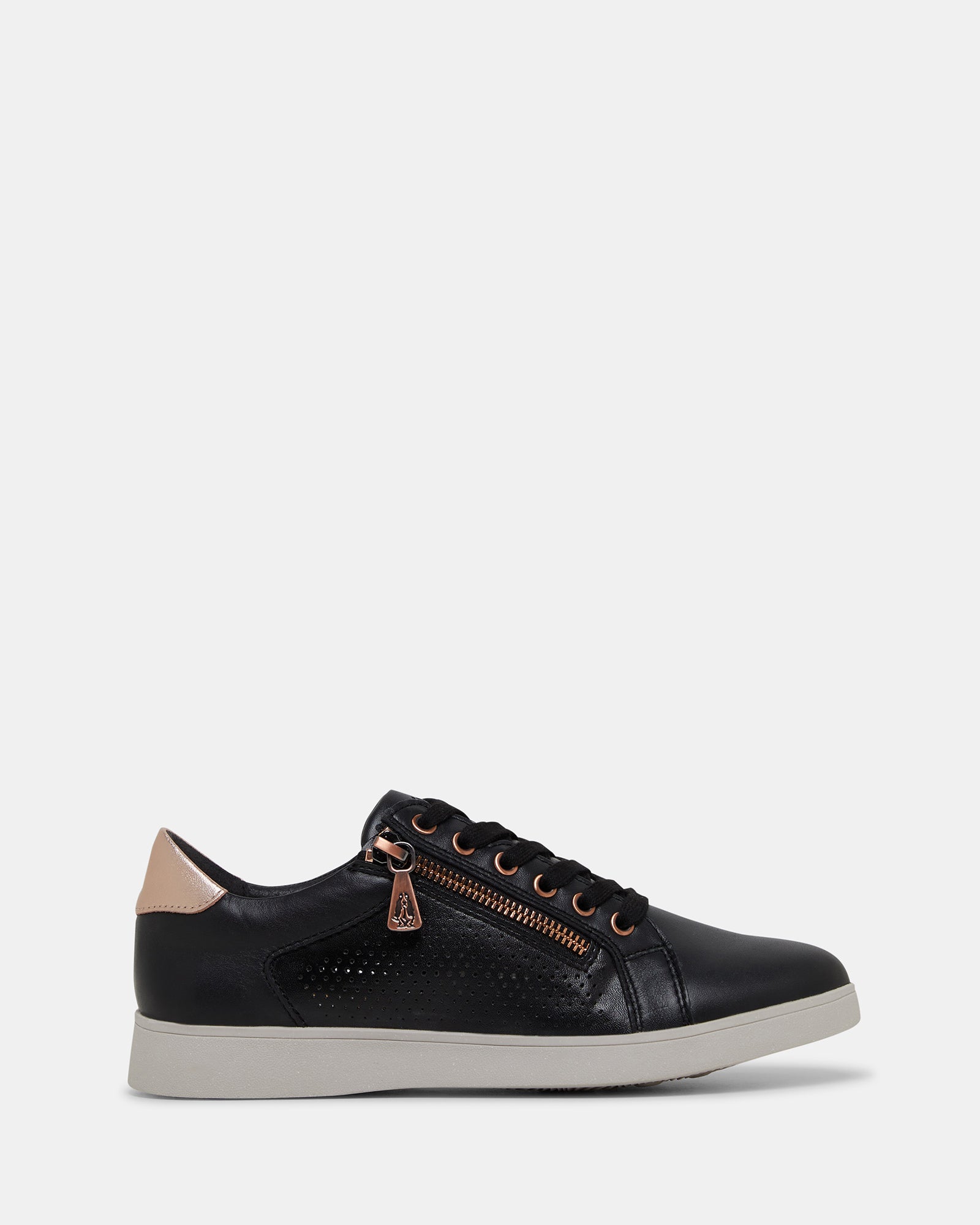 Buy Hush Puppies Mimosa Perf Black/Copper Shoe Warehouse