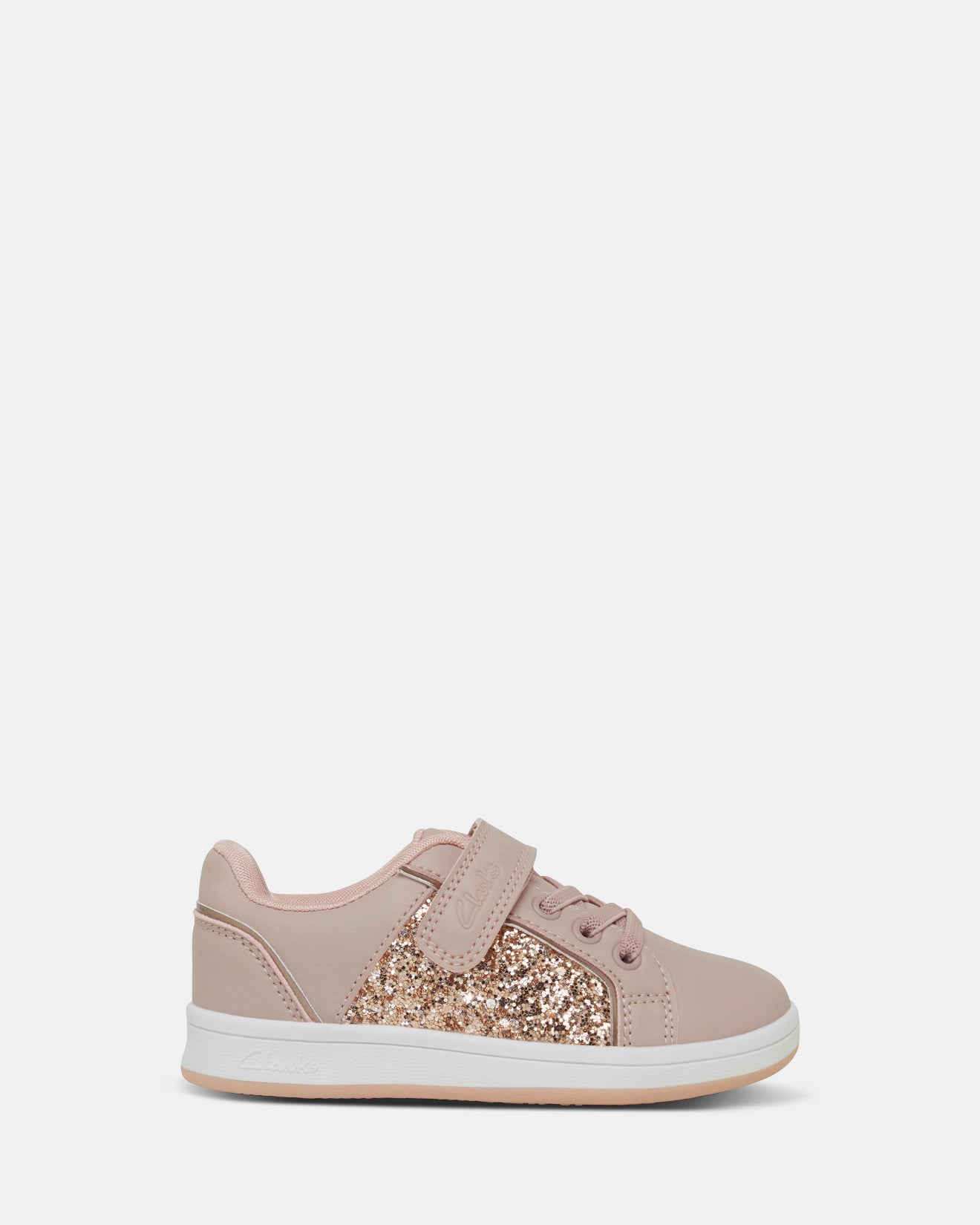 Clarks rose shop gold shoes