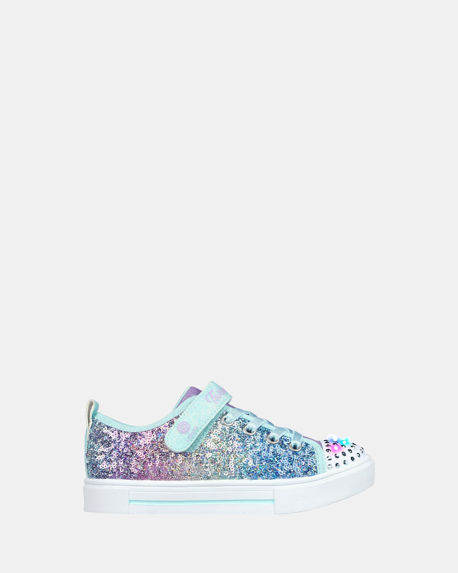 Twinkle Toes Sequin Flash Youth Light Blue/Multi