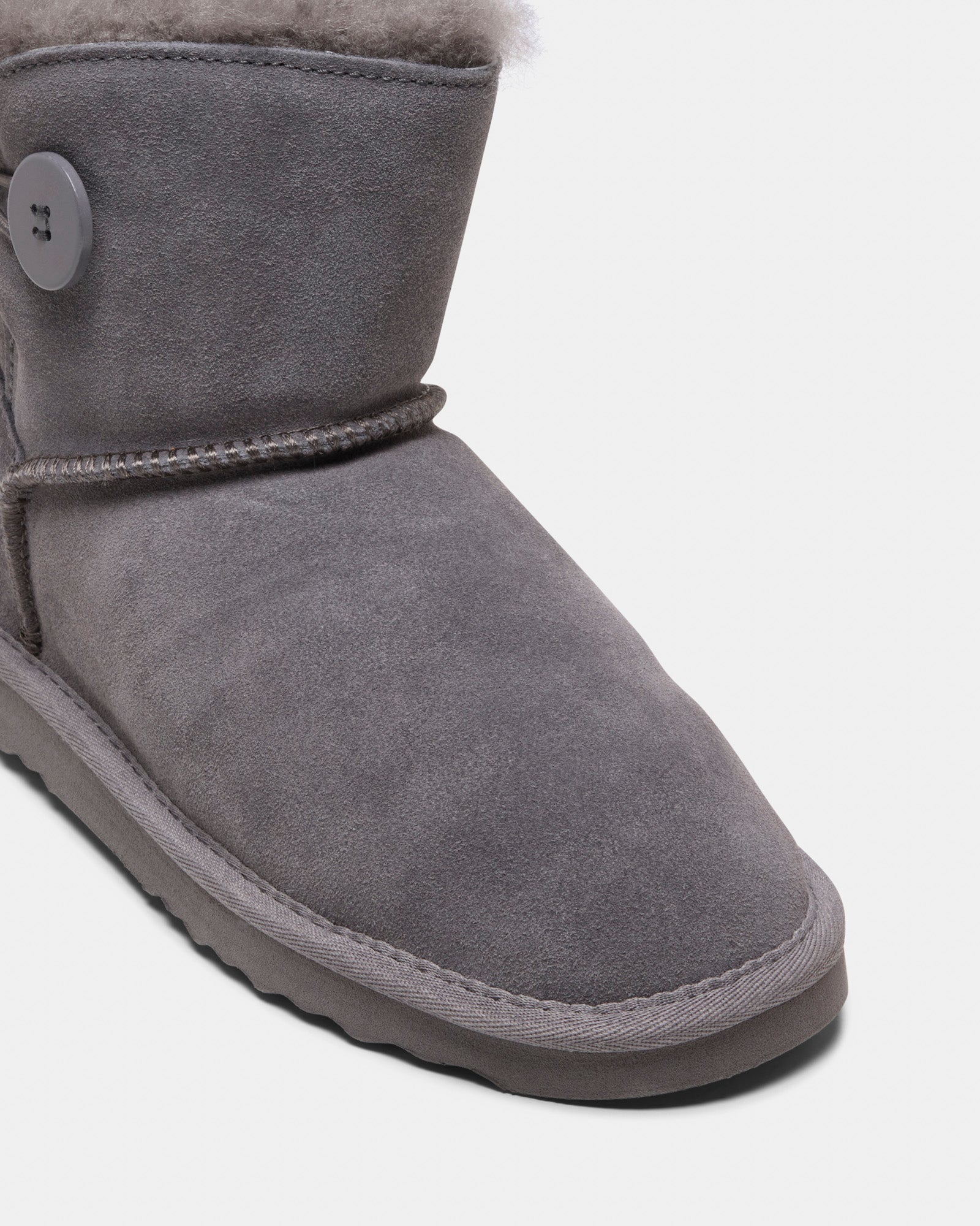 Button Ugg Dark Grey