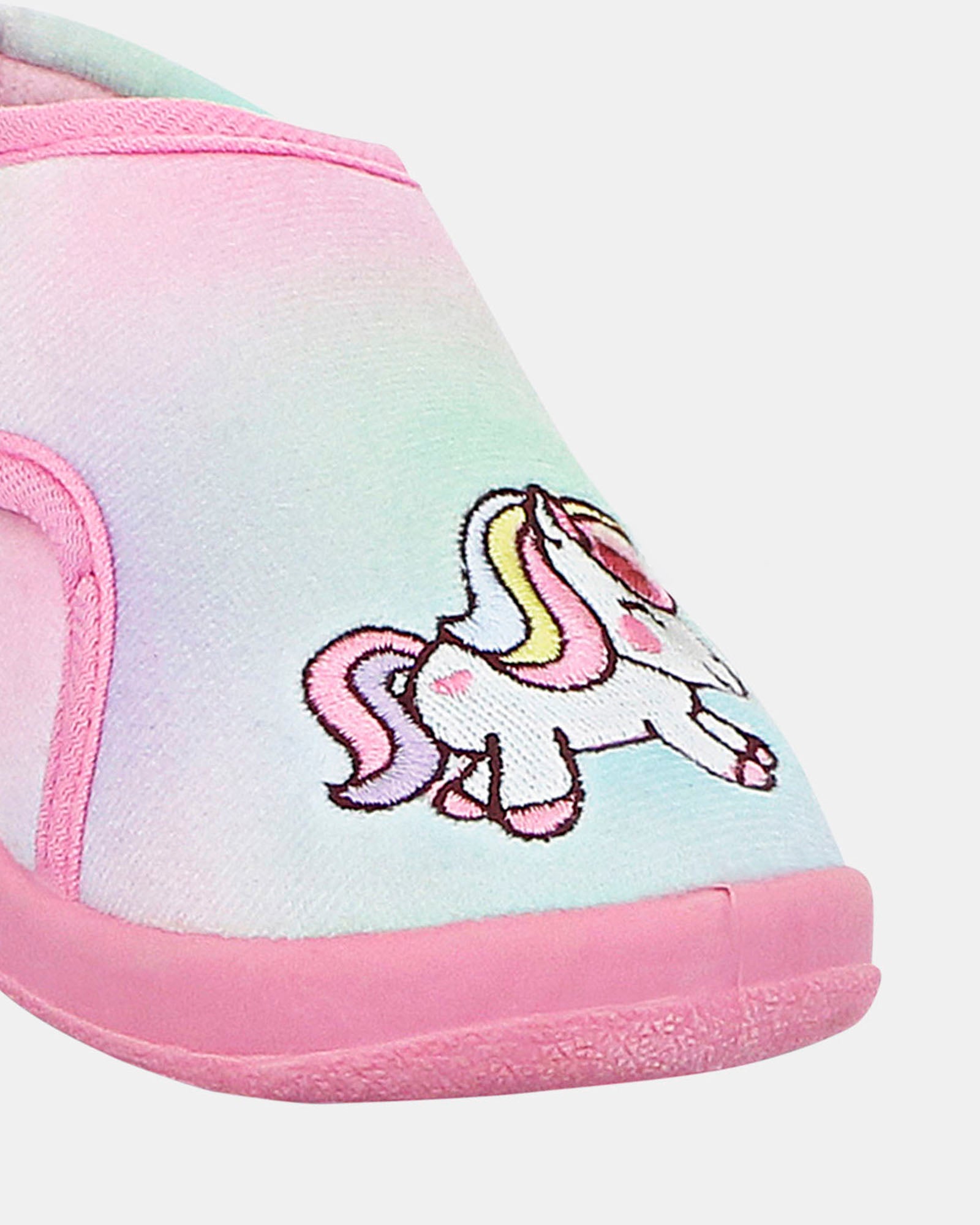 Unicorn Slipper Rainbow