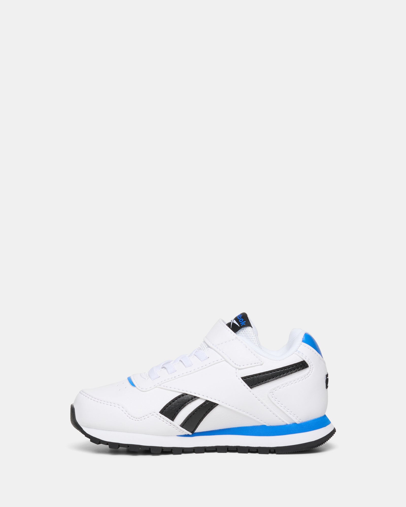 Reebok Royal Glide 1V White Black Kinetic Blue Shoe Warehouse