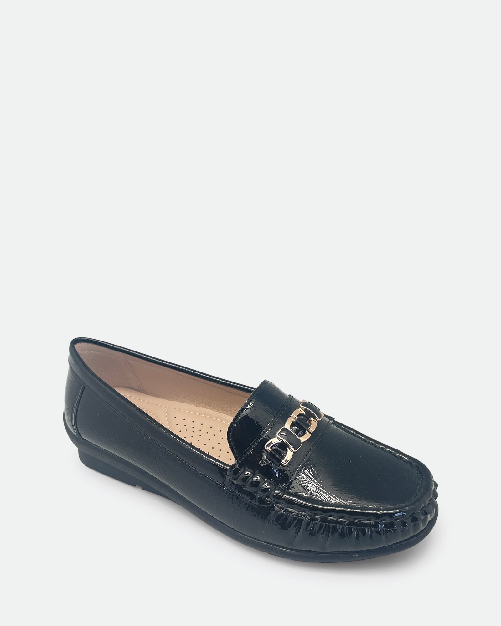 Buy Bare Traps Power Black Patent Shoe Warehouse