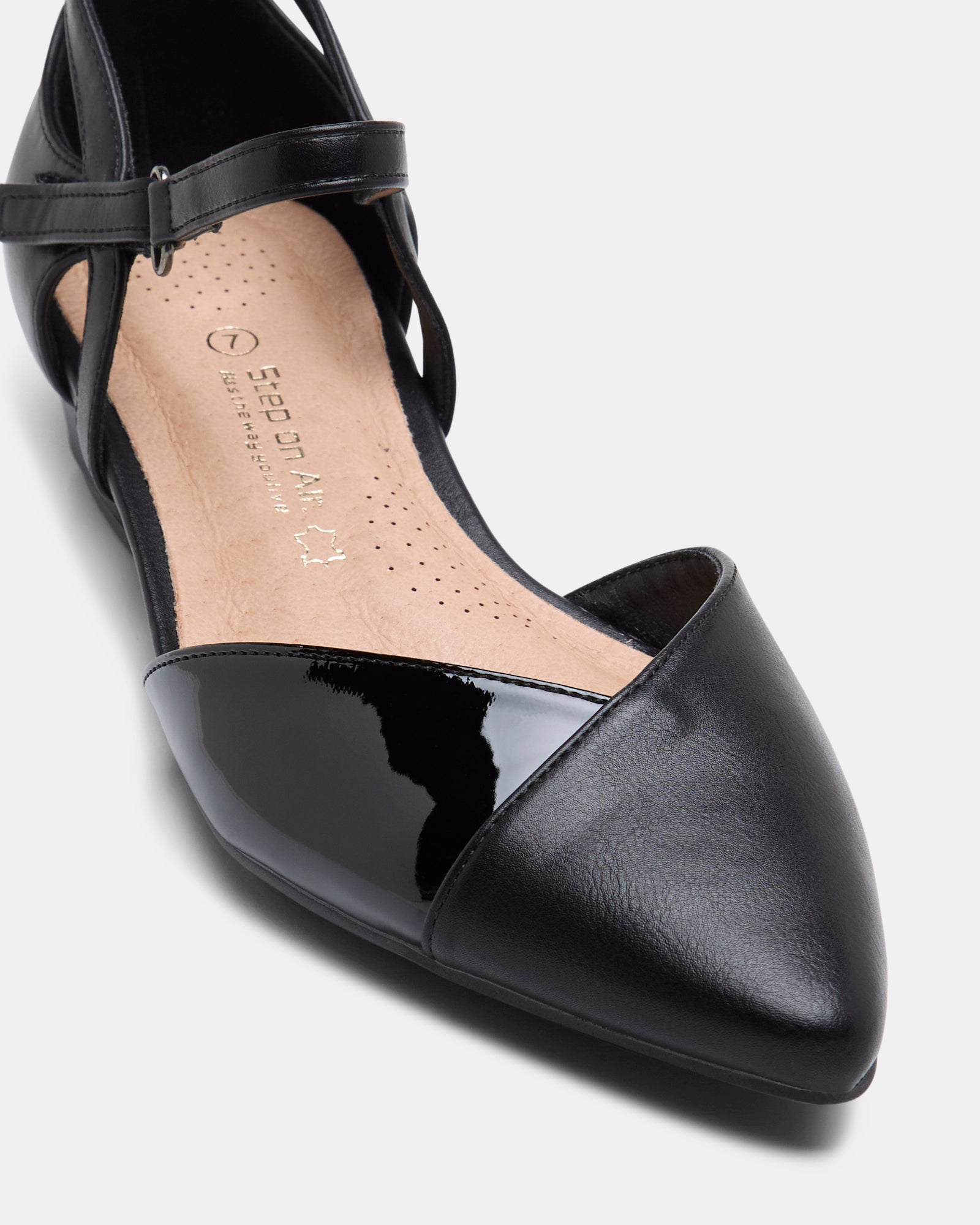 Abbey Black/Black Patent