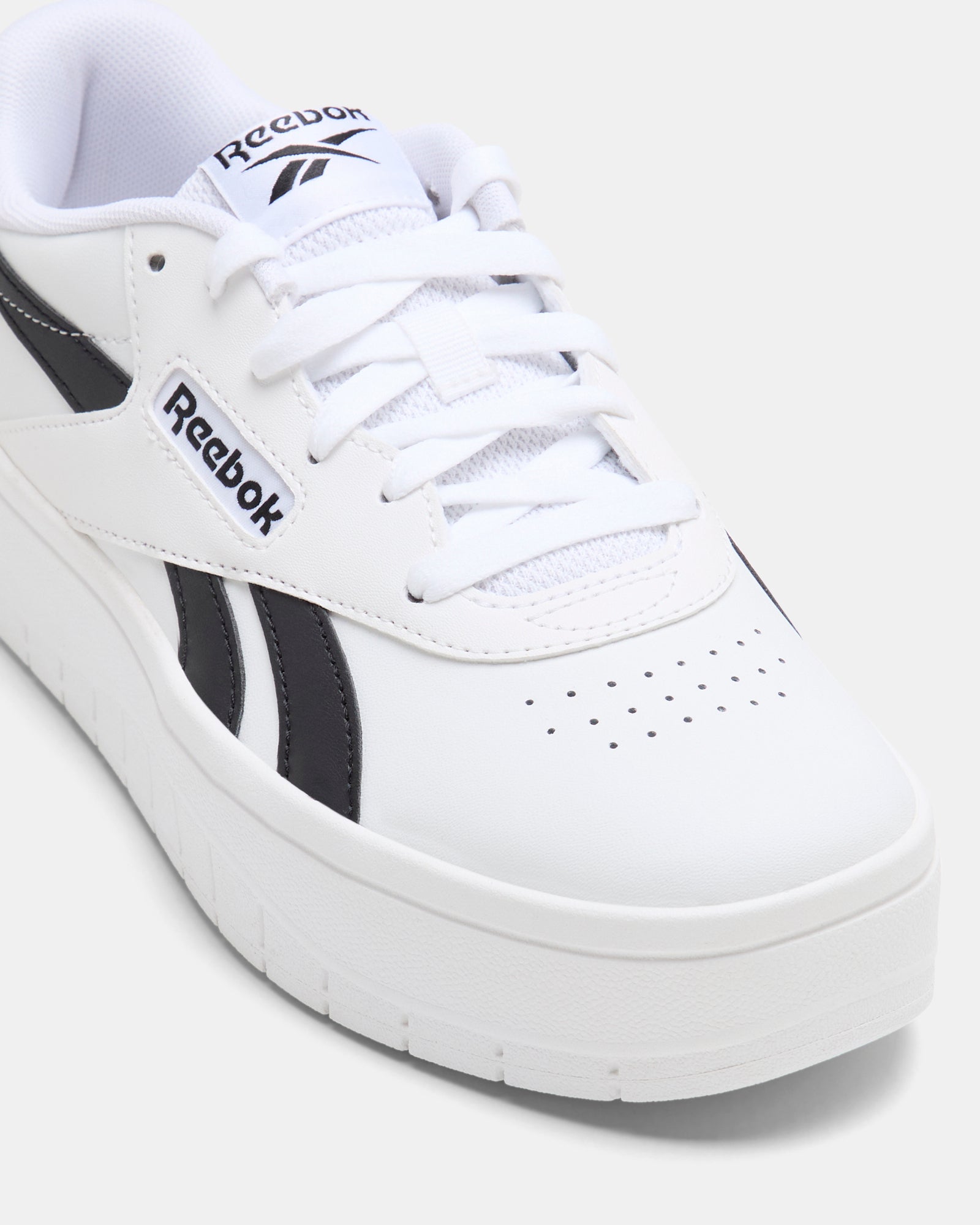 Reebok Court Advance Surge Shoes White/White/Black