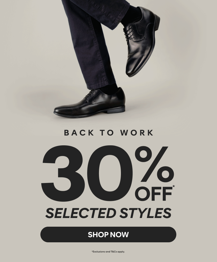 30% off selected back to work styles shop now
