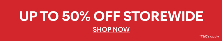 up to 50% off storewide 