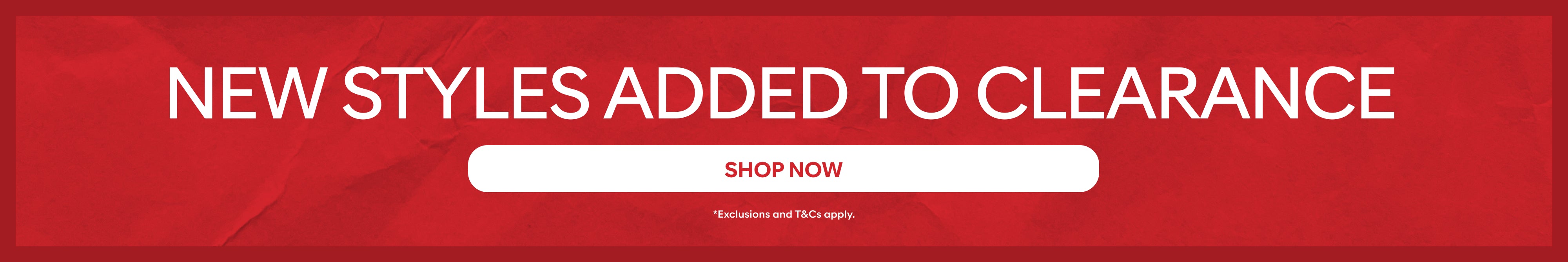 new styles added to clearance