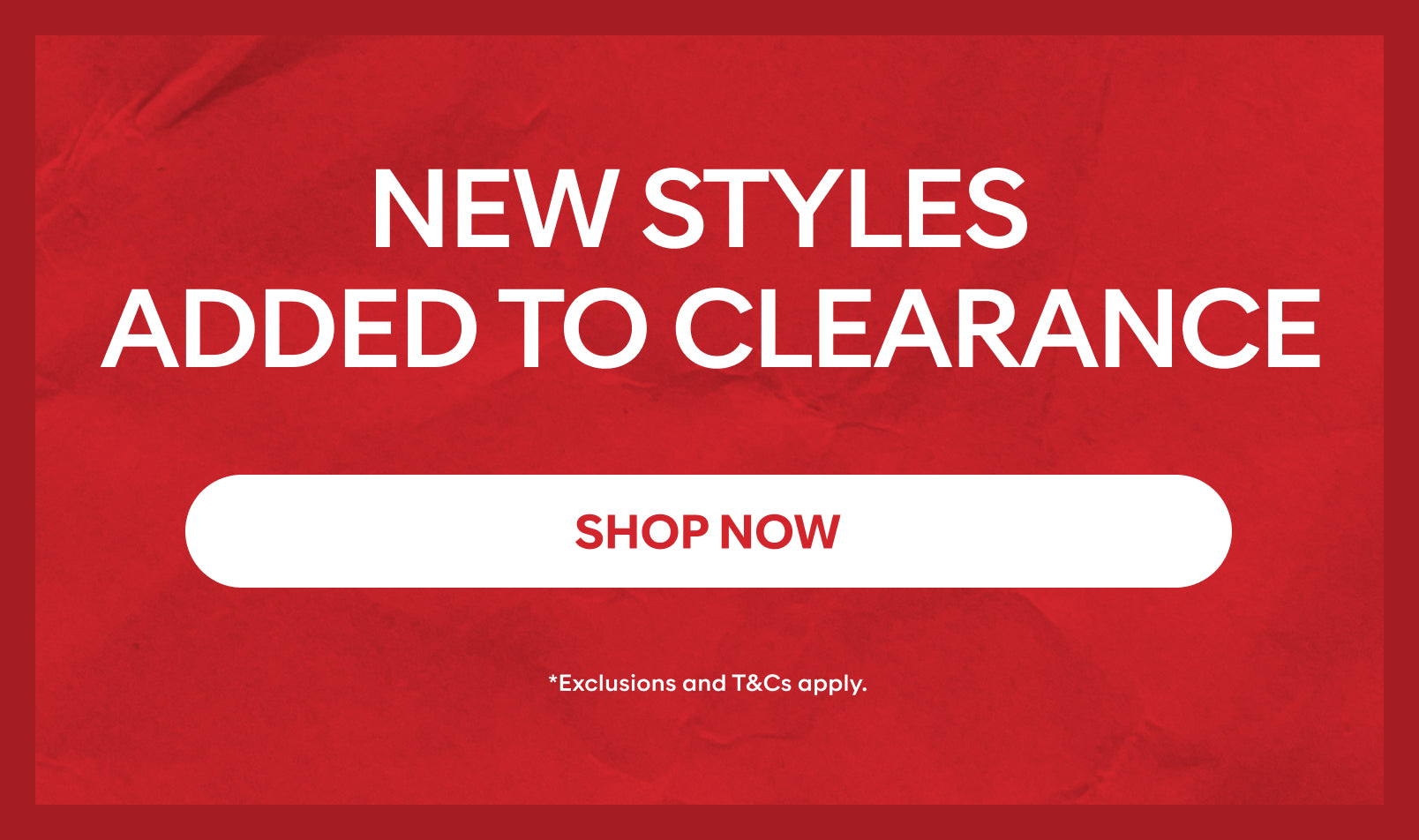 new styles added to clearance