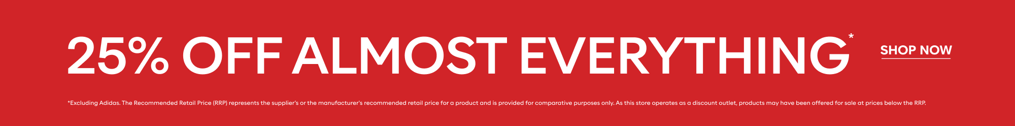 25% off almost everything