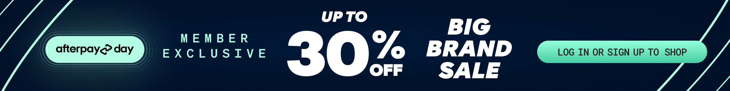 up to 30% off big brand sale shop now log in
