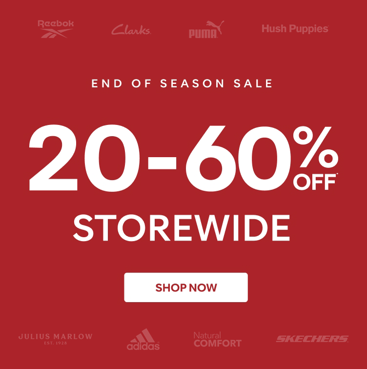20-60% off storewide