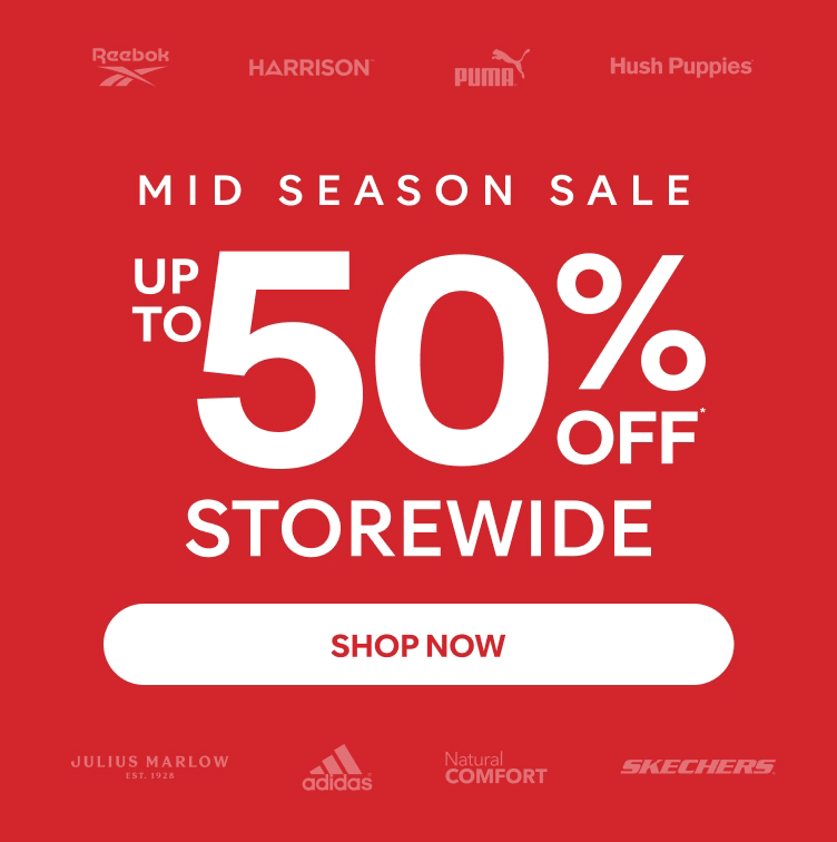 mid season sale up to 50% off shop now