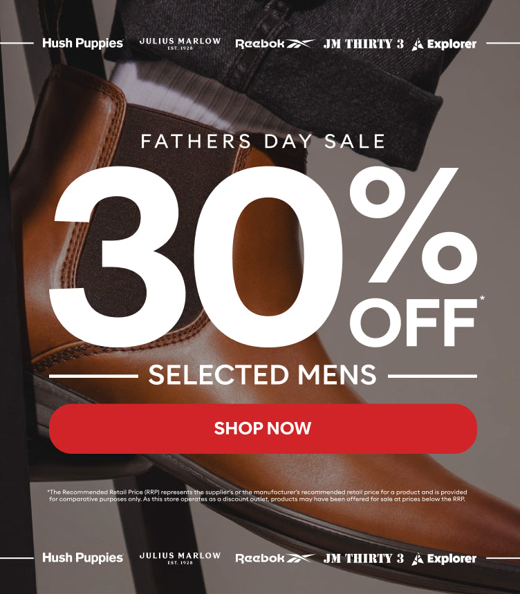 30% off selected mens shop now