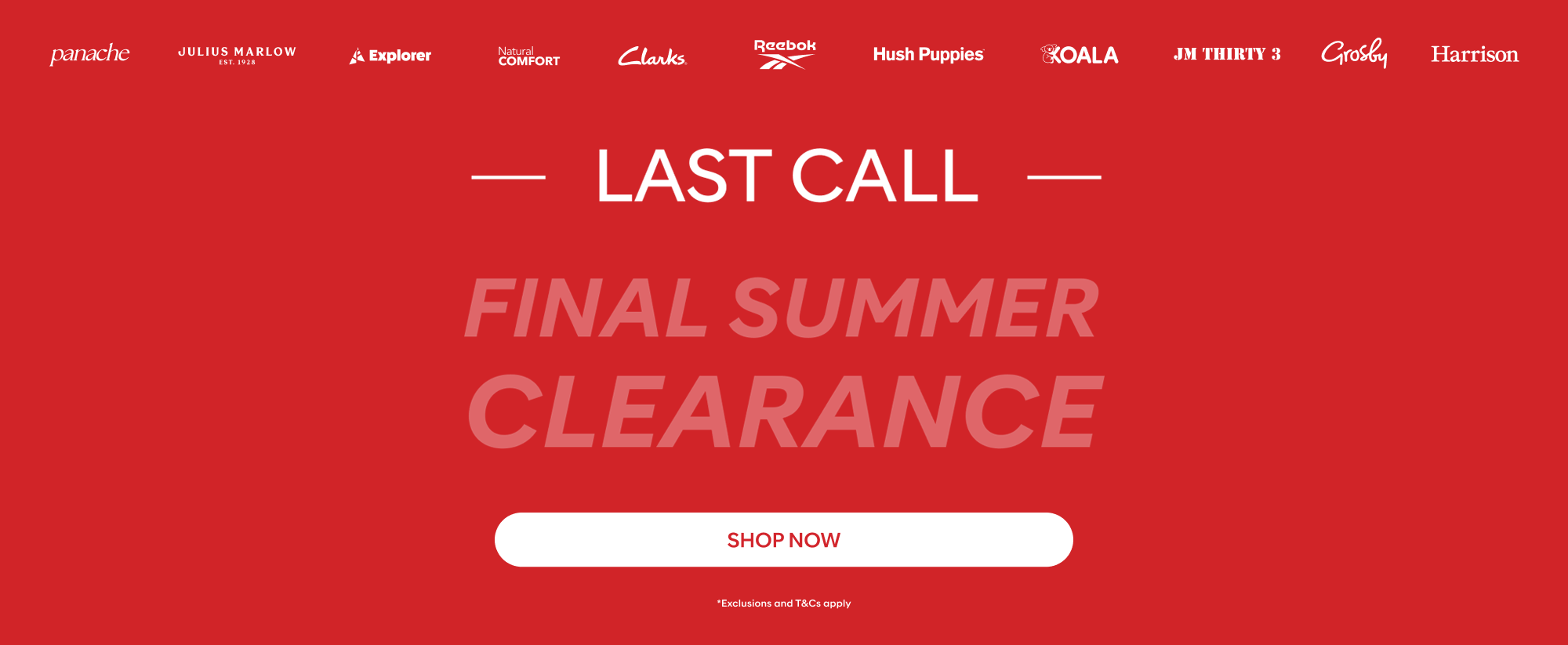final summer clearance shop now