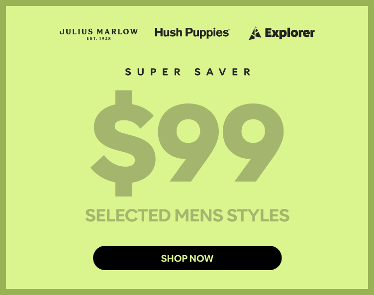 $99 selected mens shop now