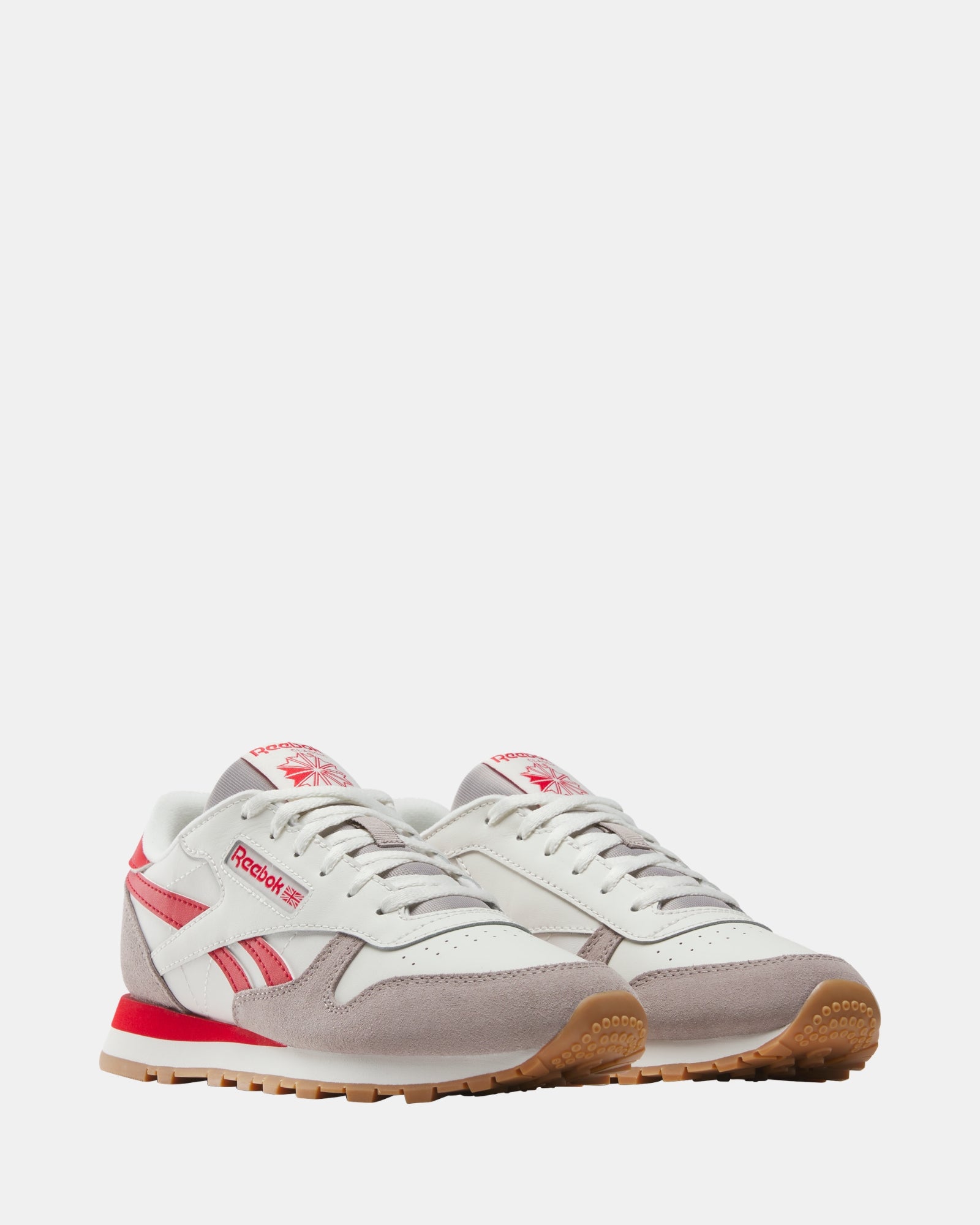 Classic Leather Cold Grey 3/Flash Red/Chalk