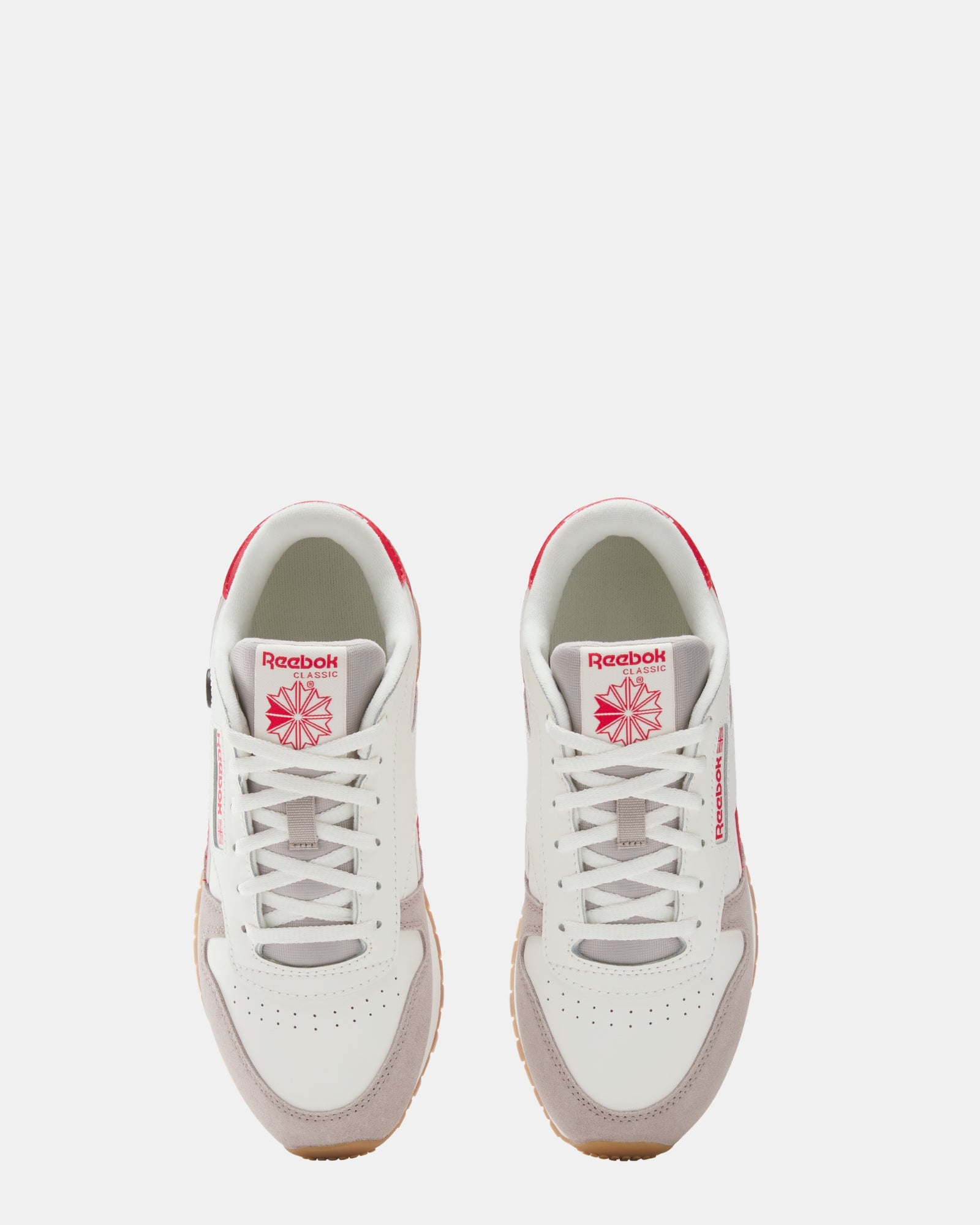 Classic Leather Cold Grey 3/Flash Red/Chalk
