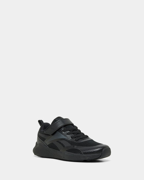 Energen Run Elastic Lace & Top Black/Black/Grey 6