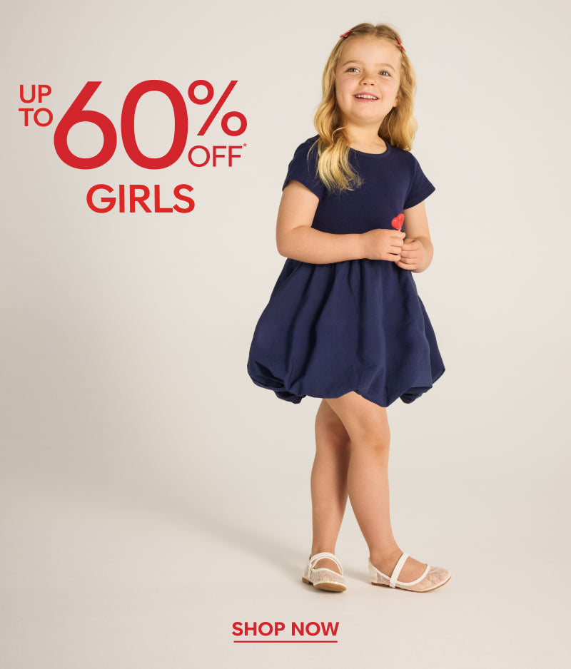 girls up to 60% off