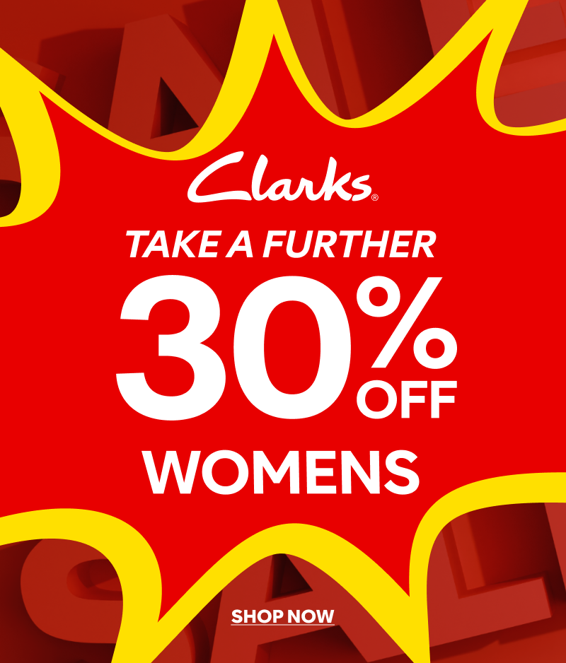 take a further 30% off clarks womens shop now