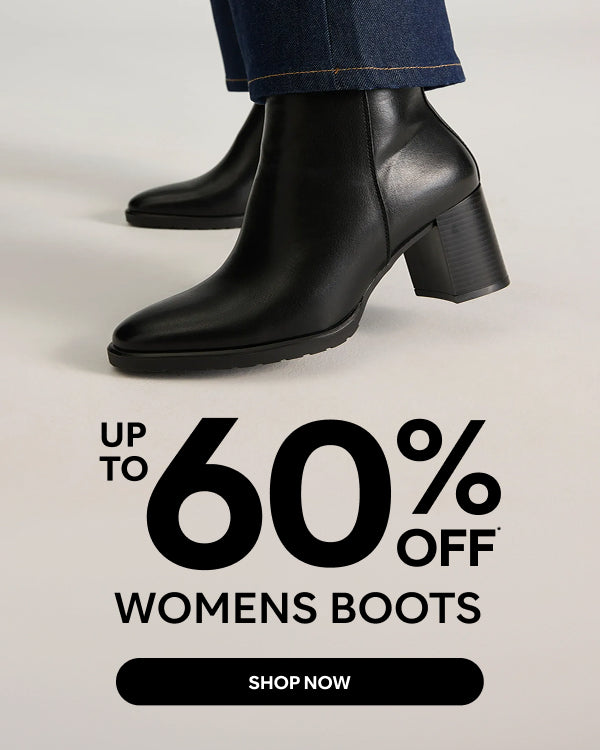 up to 60% off womens boots shop now