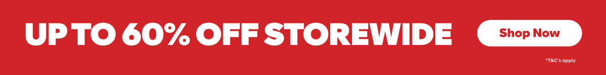 up to 60% off storewide shop now