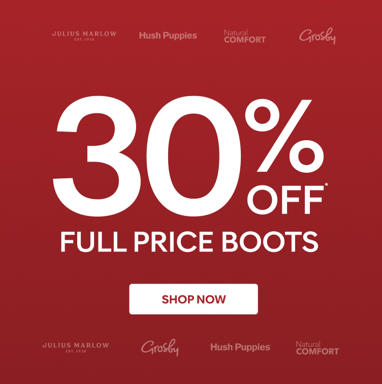 30% off boots