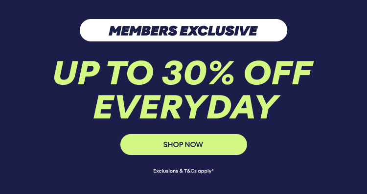 member exclusive up to 30% off every day shop now