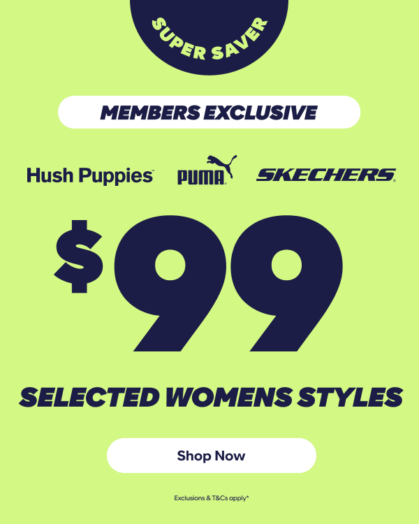 $99 selected womens styles log in to shop $99